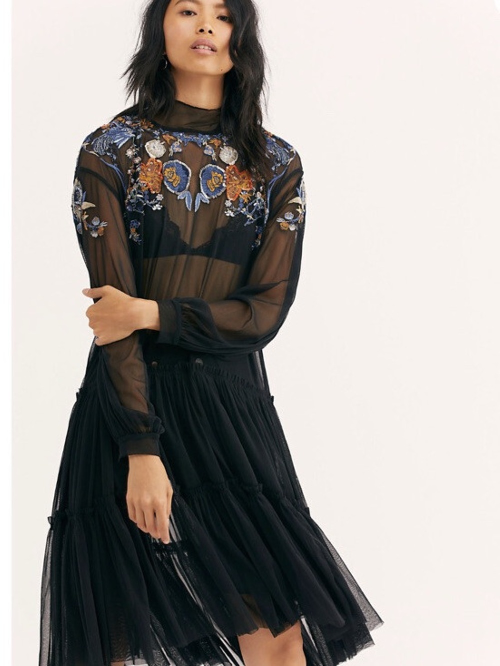 Free People Sheer Delight Dress